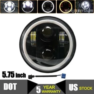 5-3/4" 5.75" LED Headlight Hi/Lo Projector Lamp For Motorcycle Sport Dyna Street - Picture 1 of 12