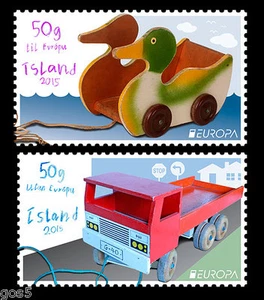 Iceland  IJsland 2015  EUROPE  OLD TOYS DUCK   - TRUCK   mnh/postfris us - Picture 1 of 1