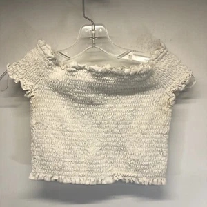 Double Zero Mystical Medium Boat Neck Shirt Raunched T-Shirt Women Cropped - Picture 1 of 4