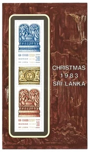 SRI LANKA 1983 CHRISTMAS MINI SHEET MINT (NH) - Picture 1 of 1