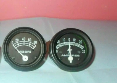 Ford Tractor 2N 8N 9N NAA 601 70 801 901 2000 4000 Amp Oil Gauge Set Black - Изображение 1 из 3