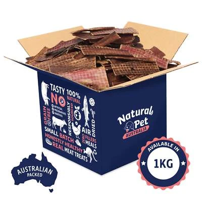 Beef Jerky - 100% Natural and Healthy Dog Treats, Best Dog Chews Bulk Value Pack - image 1 of 4