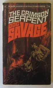 The Crimson Serpent (Doc Savage #78) Kenneth Robeson PB 1st Bantam (1974) - Imagen 1 de 1