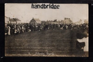 Allonby, Sports Day - north of Maryport - real photographic postcard - Foto 1 di 2