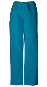Scrubs Cherokee Workwear Men's Drawstring Pant Tall 4100T CARW Caribbean Blue - Picture 1 of 3