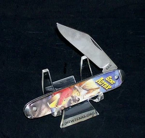 Colonial Character Knife "Gene Autry" Master Brand Circa-1970's USA Made Rare  - Bild 1 von 12