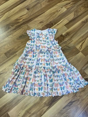 Crewcuts Girls Butterfly Dress 7 So Cute - Image 1 of 4