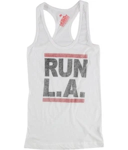 Local Celebrity Womens Run L.A. Racerback Tank Top, White, Medium - Picture 1 of 2