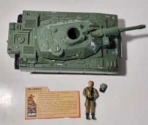 GI JOE STEELER SCHWENKARM ACTIONFIGUR UND MOBAT TANK UNGETESTET 1982 KOMPLETT - Bild 1 von 6