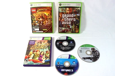 Xbox 360 Spiele Live, Kinect LEGO INDIANA/KUNG FU Just Dance 3 Grand Theft Auto 4 - Bild 1 von 4