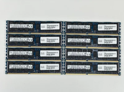 Lot of 48x 16GB 2Rx4 PC3-14900R ECC DDR3 Server RAM Memory Cisco Dell HP 768GB - Image 1 of 4