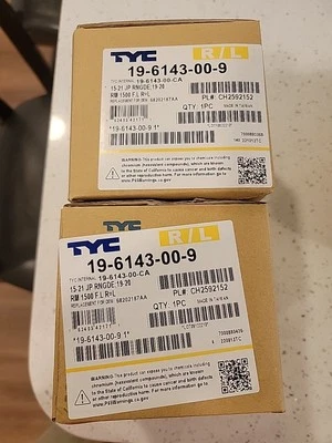 Two 2015-2021 Jeep Renegade TYC  Fog Lights 19-6143-00-9 - Image 1 of 4