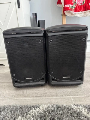 Samson Expedition XP300 300w Portable 6" Bluetooth PA DJ Speakers+Mixer+Mic - Image 1 of 2