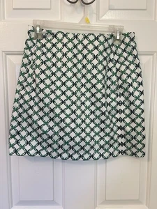 Neu mit Etikett Tory Burch Sport bedruckter Golf Tennisrock Skort grüne Ringe Gr. S UVP 138 $ - Bild 1 von 9