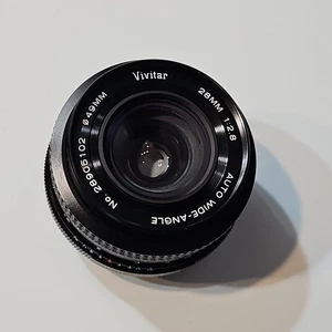 Lente Vivitar Auto Gran Angular 28mm f/2.8 para Pentax M42 Montaje con Tornillo Excelente  - Imagen 1 de 7