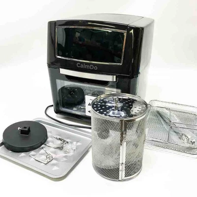 Heißluftfritteuse XXL, 12 Liters Air Fryer, Minibackofen mit 18 - Bild 1 von 4