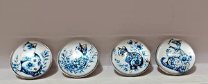 18 mm cute elegant cats with flowers - Picture 1 of 5