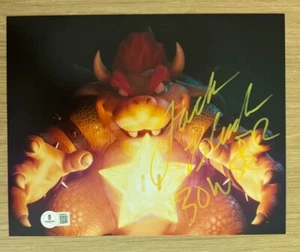 JACK BLACK SUPER MARIO BROTHERS BOWSER SIGNED 8X10 PHOTO BECKETT BAS - Picture 1 of 2