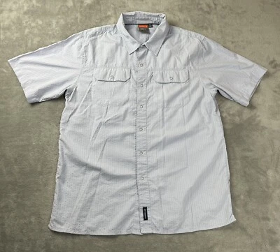 Merrell Vented Shirt Adult Large Light Blue Nylon Polyester Hiking Outdoor Men’s - Image 1 of 4