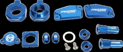 Moose Racing Bling Pack Billet Aluminio Azul Para Husqvarna TC85 2015-2017 Foto 1 de 2