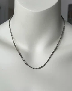 Estable Cadena Antigua Plata 925 47cm Largo – Una Joya Clásica Vintage - Imagen 1 de 15