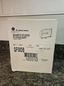 GE Lighting Systems Quartz-Flood Floodlight NOS QF50DB 500W *Lamp Included* - Picture 1 of 3
