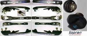 Türgriff Satz 4 Teilig mit Tankverschluss für AUDI 80 90 Typ 81 85 / B2 (78-86) - Bild 1 von 2