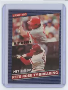 1986 Leaf. Pete Rose Ty-Breaking Cincinnati Reds #209 - Picture 1 of 2