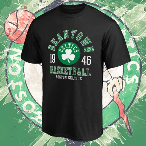 Hot! Boston Celtics Basketball T shirt Celtics Shirt Gift Fan S-3XL Cover