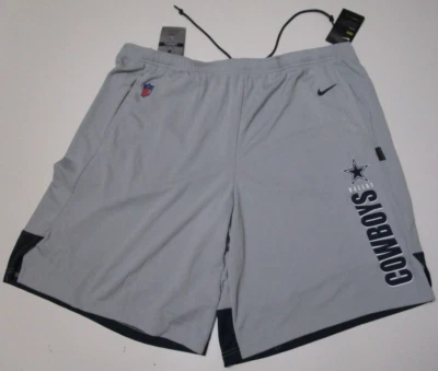 Nuevo Nike Dri-Fit DALLAS COWBOYS NFL Fútbol Rendimiento Tejido Pantalones Cortos Para Hombre 3XL Foto 1 de 4