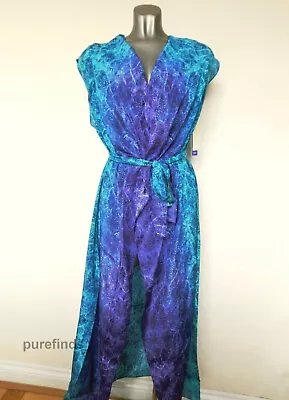 GOTTEX CONTOUR CHAMELEON SILK COVER UP  KAFTAN ONE SIZE NWT - Image 1 of 4
