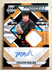 Mason Miller 2021 Panini Elite Extra Edition Prospect Materials Auto #PMS-MM - Photo 1 sur 2