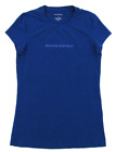 Banana Republic Shirt Womens Small Blue Short Sleeve Crew Stretch Graphic Tee