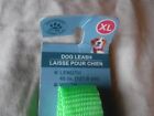 Dog Leash Lasse Pour Chien Length 48 Inch Size XL Green Yellow Neon Color NEW