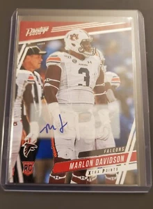 2020 Panini Prestige Xtra Points Silver Marlon Davidson RC Auto SP! FALCONS - Picture 1 of 2