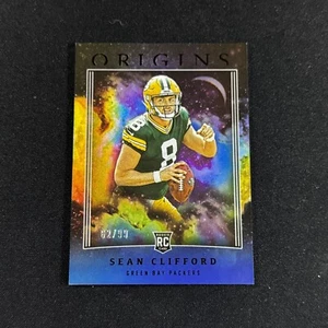2023 Panini Origins Football Sean Clifford Packers Holo Blue Rookie 62/99 #141 - - Picture 1 of 2