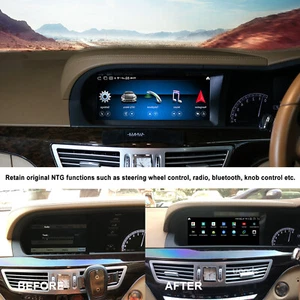 10.25" Android12 Screen Carplay Navi Upgrade for Mercedes Benz S W221 NTG3.5 RHD - Picture 1 of 6