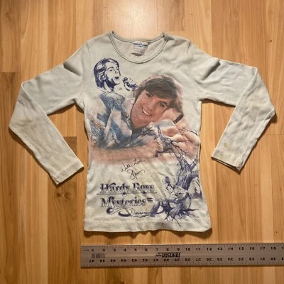 Vintage 70s Rare Hardy Boys Mysteries Shaun Cassidy Long Sleeve Shirt Girls - Image 1 of 4