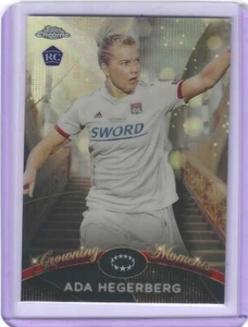 2022-23 TOPPS CHROME UEFA WOMENS ADA HEGERBERG RC CROWNING MOMENTS CM-3 LYON - Picture 1 of 2