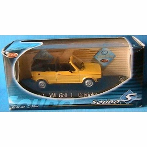 SOLIDO 1850 VOLKSWAGEN GOLF 1 CABRIOLET 1974  Gialla Scala 1/43 - Immagine 1 di 1