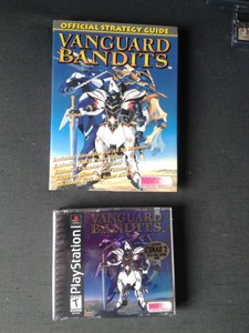 PS1 Vanguard Bandits US Black Label 2 CD New Sealed/New/Sealed+Strategy Guide
