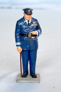 Vintage Britain Prime Minister Winston Churchill Figure WWII War Roosevelt - Picture 1 of 6