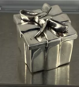 Tiffany & Co 925 Silber Dose Box Pillendose - Picture 1 of 7
