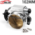 Silver 102Mm Throttle Body Fit For Ls1 Ls2 Ls3 Ls6 Ls7 Lsx Billet +Tps Iac