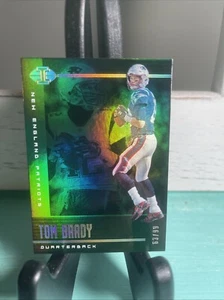 2019 Panini Illusions Football Tom Brady Emerald Green Refractor #/99 Patriots - Picture 1 of 9