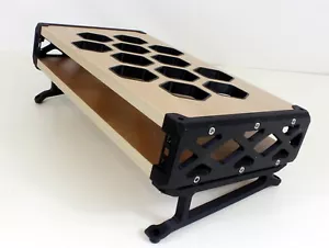 19" 1U DESKTOP STUDIO RACK POD CASE CABINET COMMS MEDIA AUDIO EQUIPMENT HYPLA - Picture 1 of 7