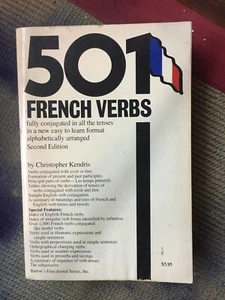 501 French Verbs - Christopher Kendris - 1982 - Barron's - Picture 1 of 11