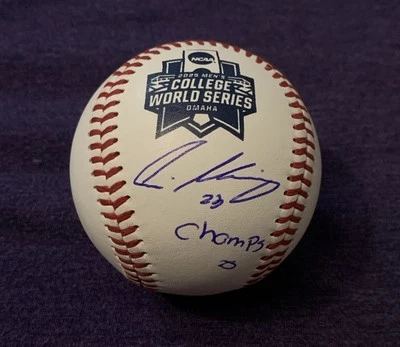 Luis Hernandez Signed 2025 College World Series Baseball LSU Tigers Auto CWS - Image 1 of 4