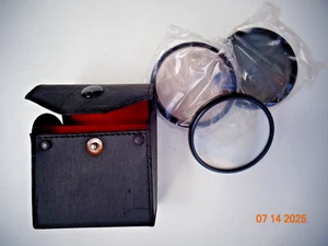Merkury Optics 58mm FD 3 Lens Filter Kit With Case Japan - Picture 1 of 5