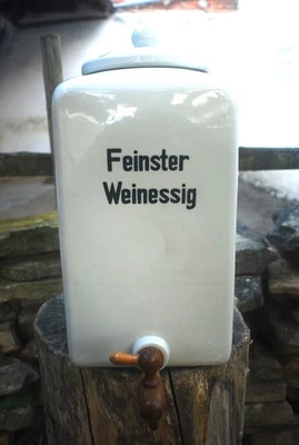 Antiker Essigbehälter Essigfass mit Auslauf Top Zustand - Bild 1 von 4